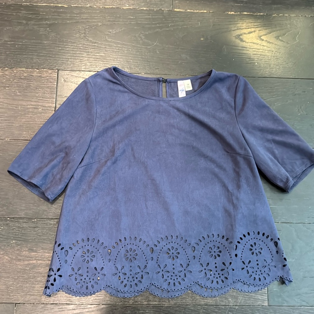 Francesca’s Suede Blouse